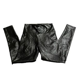 Women’s TAGOO Black Leather Leggings | Size: Small